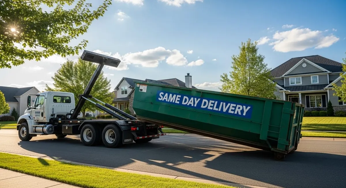 Same-Day Dumpster Rental in Fayetteville, NC